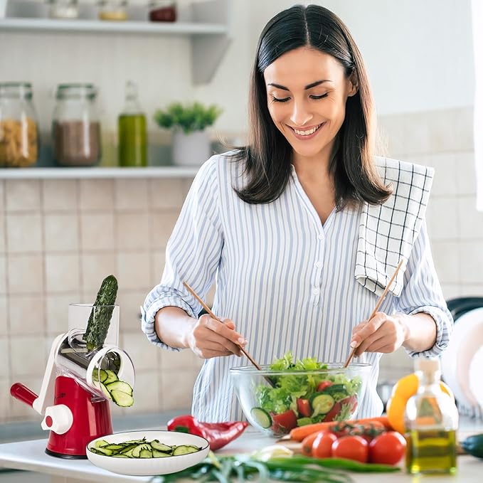 The 3-in-1 Rotary Slicer Shredder & Grater™