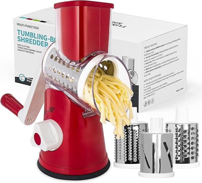 The 3-in-1 Rotary Slicer Shredder & Grater™