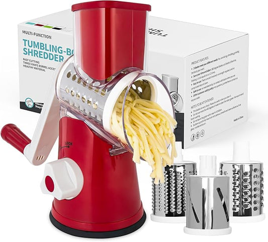 The 3-in-1 Rotary Slicer Shredder & Grater™